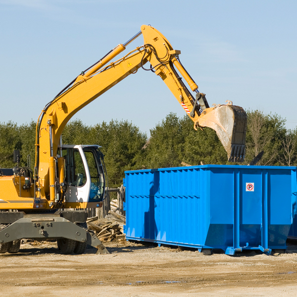 what size residential dumpster rentals are available in Armstrong Missouri